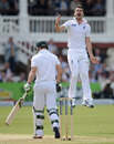 James Anderson removed AB de Villiers during the afternoon session