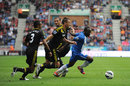 John Terry battles with Victor Moses