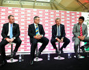 Michael O'Neill, Craig Levein, Roy Hodgson and Chris Coleman attend a press conference