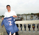 Thiago Silva is unveiled by Paris St Germain