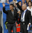 Chelsea's new signing Cesar Azpilicueta is unveiled to the crowd