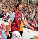 Andy Carroll emerges from the tunnel