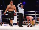 Ruslan Chagaev puts Werner Kreiskoetter down