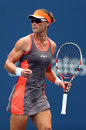 Sam Stosur clenches her fist in celebration
