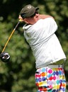 John Daly watches his drive