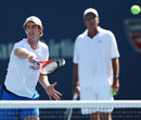 Andy Murray trains as Ivan Lendl watches on