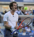 Andy Murray roars with delight