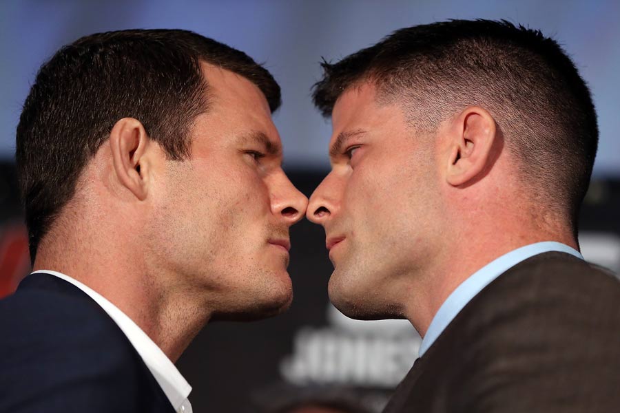 Michael Bisping goes face to face with Brian Stann