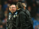 Roberto Mancini clashes with Paul Lambert