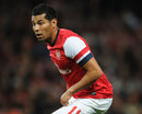 Andre Santos makes a decision on the ball