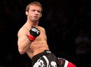 Brad Pickett reacts after knocking out Yves Jabouin