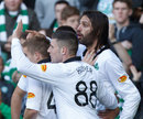 Georgios Samaras celebrates with his team-mates