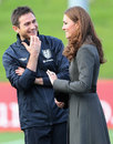 Frank Lampard chats to the Duchess of Cambridge
