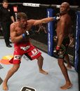 Stephan Bonnar tries to punch Anderson Silva