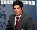 Alastair Cook at a press conference at Lord's as he was appointed England's Test captain