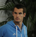 Andy Murray attends a press conference