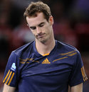 Andy Murray reacts to an unforced error