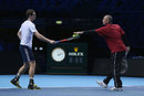 Andy Murray trains with Ivan Lendl