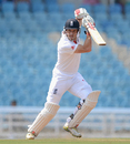 Nick Compton plays a square drive