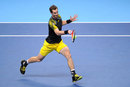 Andy Murray steps into a forehand