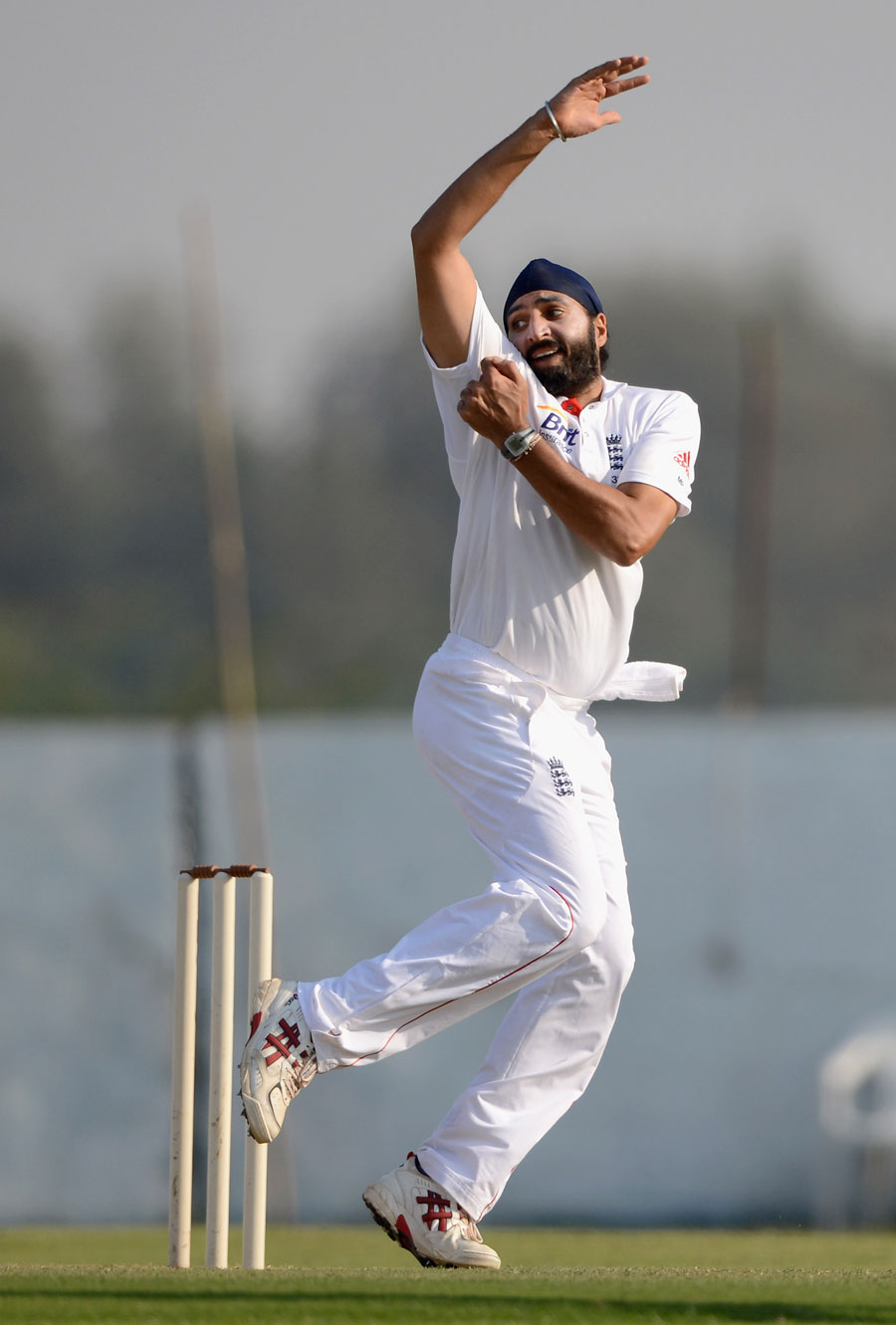 Monty Panesar bowled economically and took a wicket
