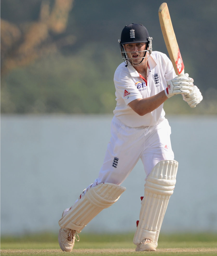 Jonathan Trott warmed up with a century