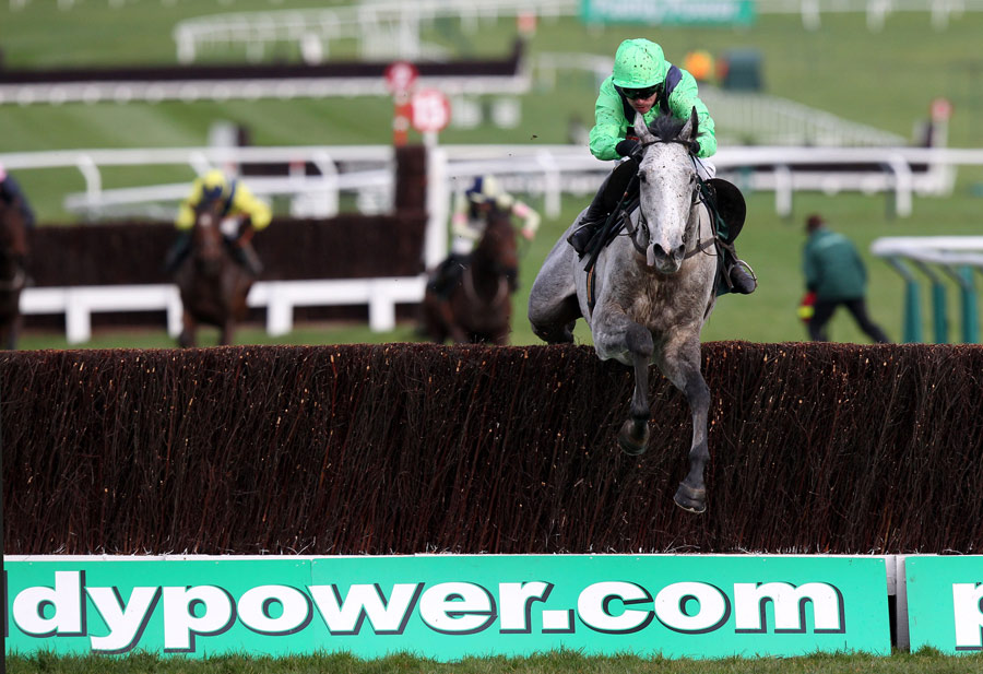 Our Father, ridden by Timmy Murphy, clear a fence 