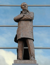 The statue of Sir Alex Ferguson