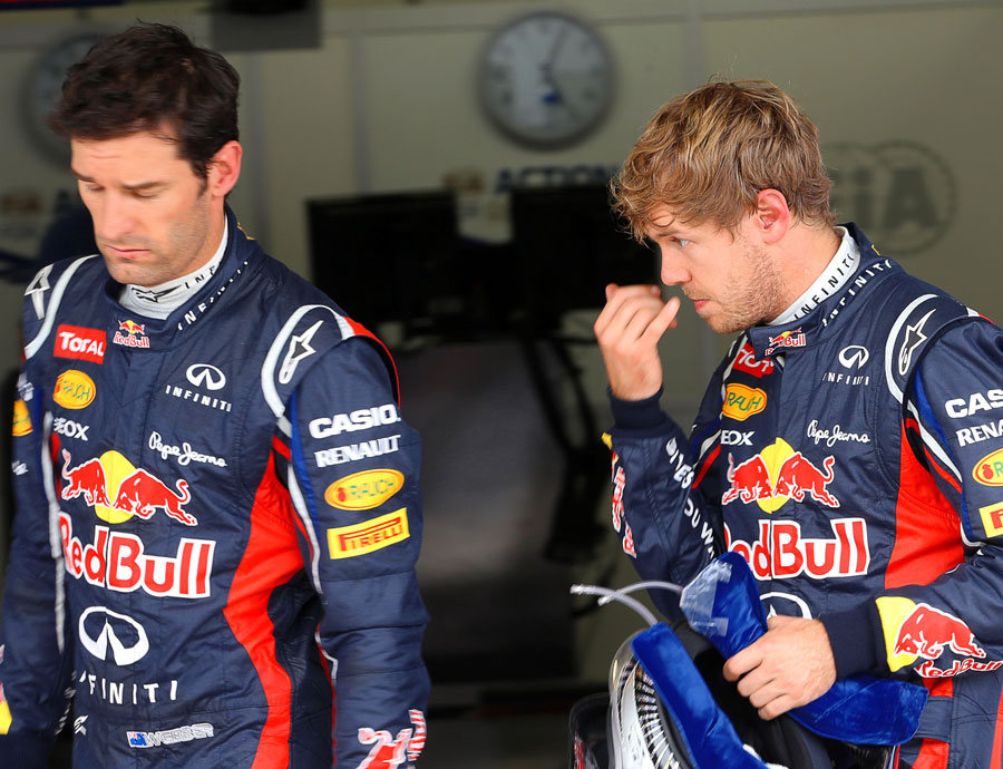 Sebastian Vettel and Mark Webber complete qualification