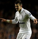 Gareth Bale celebrates scoring from a free-kick