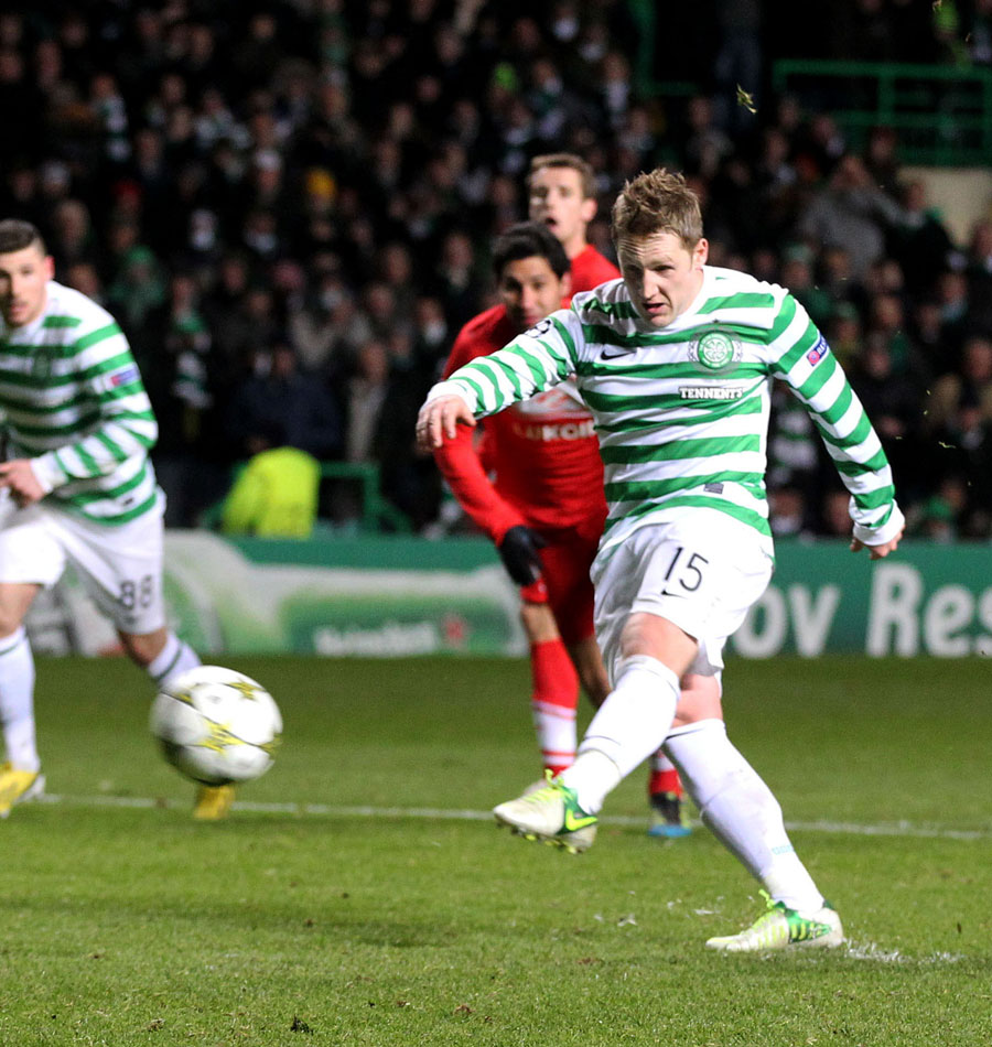 Kris Commons lashes home a penalty