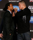 Benson Henderson and Nate Diaz face off