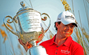 Rory McIlroy with the Wanamaker Trophy