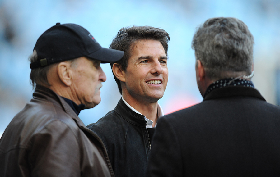 Tom Cruise at the Etihad Stadium