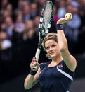 Kim Clijsters acknowledges the crowd