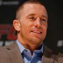 Georges St-Pierre interacts with media and fans