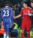 Chelsea's Daniel Sturridge blanks Liverpool's Luis Suarez