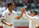 Mitchell Johnson took six wickets in the match