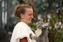 Petra Kvitova meets a koala