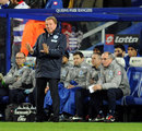 Harry Redknapp directs proceedings from the touchline