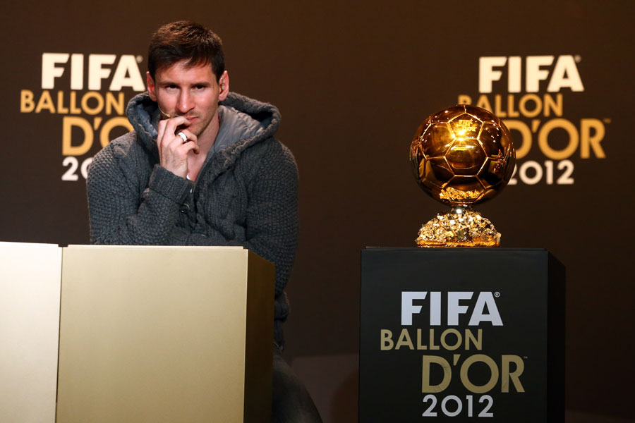 Lionel Messi keeps his eye on the prize
