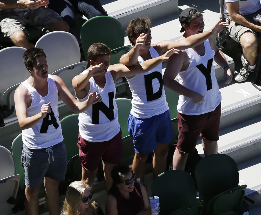 Andy Murray fans voice their support