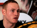 George Groves speaks to media during a press conference