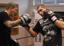 Ricky Hatton trains with UFC fighter Paul Sass