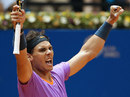 Rafael Nadal celebrates victory