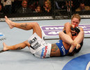 Ronda Rousey attempts to submit Liz Carmouche