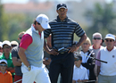 Tiger Woods shows some concern for Rory McIlroy