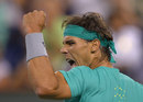 Rafael Nadal roars with delight