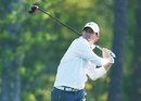 Rory McIlroy lets fly with the driver