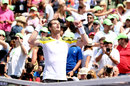 Andy Murray celebrates following his Sony Open victory over David Ferrer